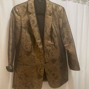 Gold and Black Blazer from Express Like new!